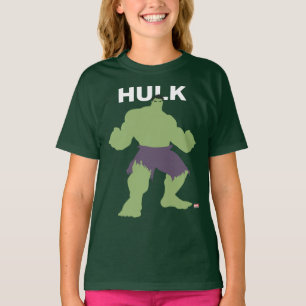 Hulk Flat Colour Character Art T-Shirt