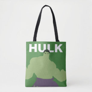Hulk Flat Colour Character Art Tote Bag