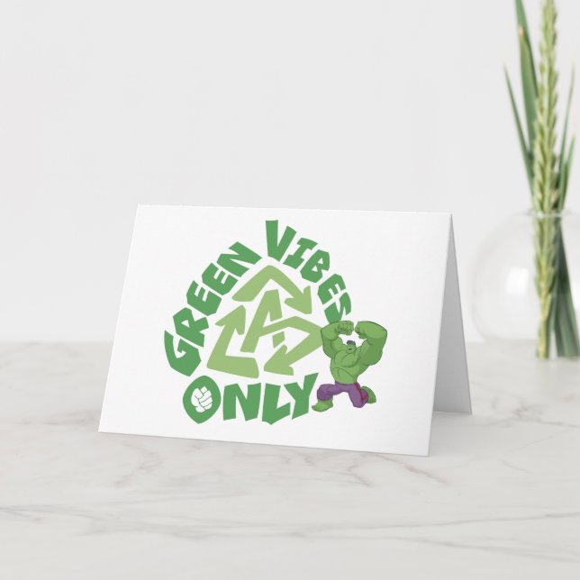 Hulk | Green Vibes Only Card (Front)