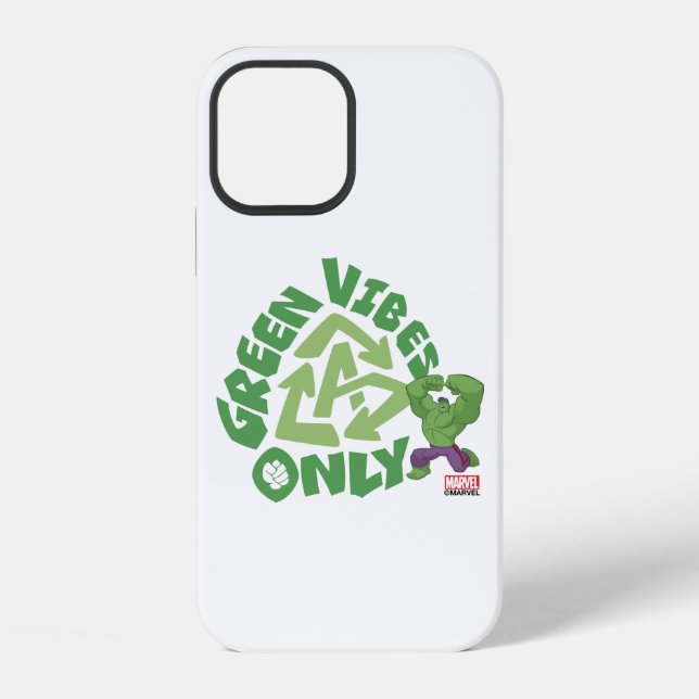 Hulk | Green Vibes Only iPhone Case (Back)