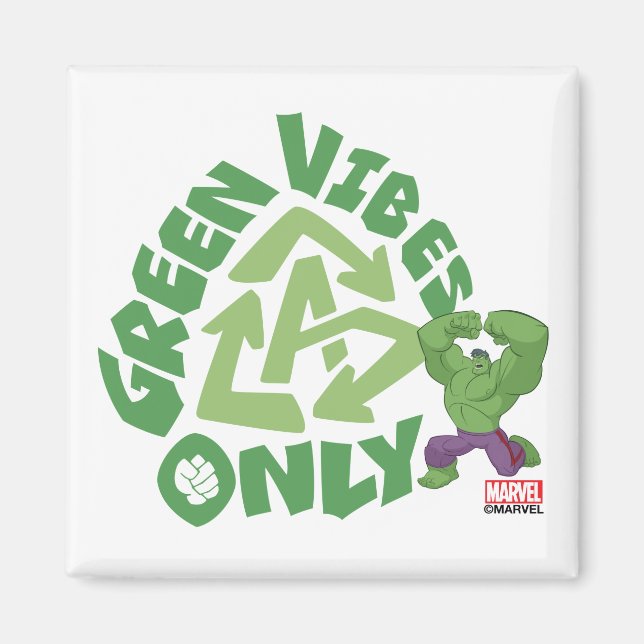 Hulk | Green Vibes Only Magnet (Front)