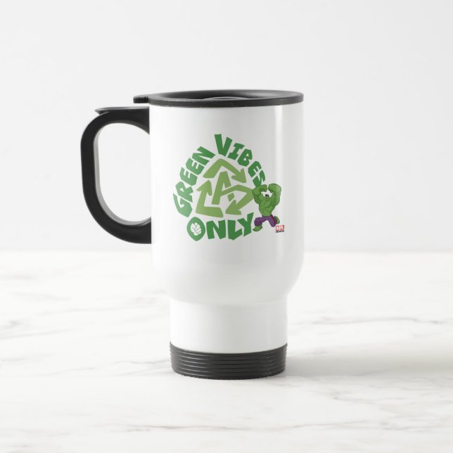 Hulk | Green Vibes Only Travel Mug (Left)