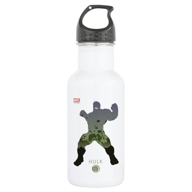 Hulk Heroic Silhouette 532 Ml Water Bottle (Front)