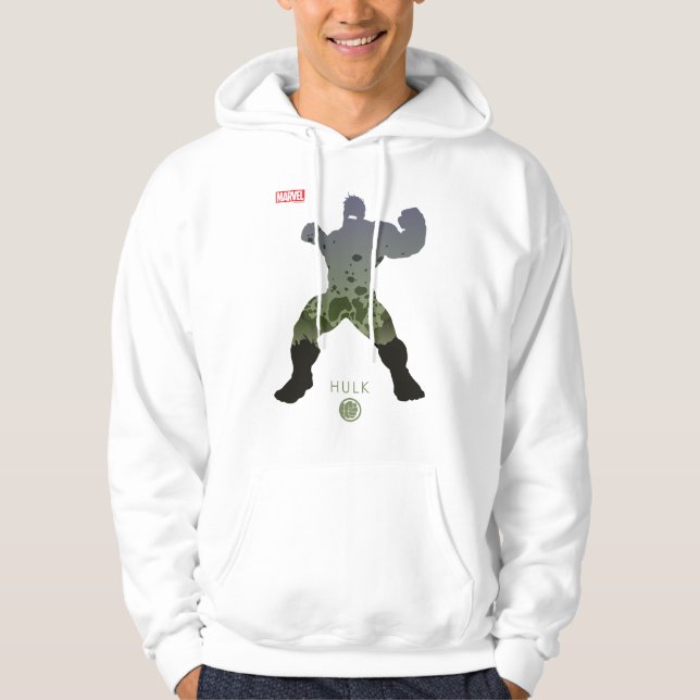 Hulk Heroic Silhouette Hoodie (Front)