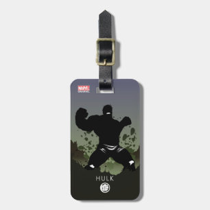 Hulk Heroic Silhouette Luggage Tag