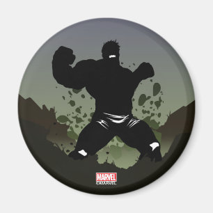 Hulk Heroic Silhouette Magnet