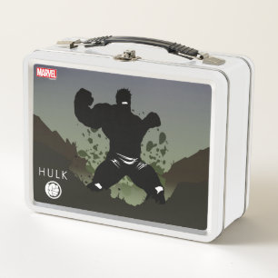 Hulk Heroic Silhouette Metal Lunch Box