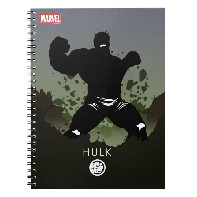 Hulk Heroic Silhouette Notebook (Front)