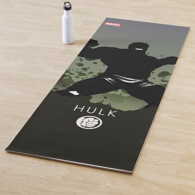 Hulk Heroic Silhouette Yoga Mat (In Situ)