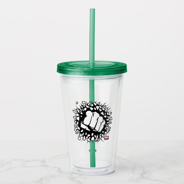 Hulk Icon Acrylic Tumbler (Front)