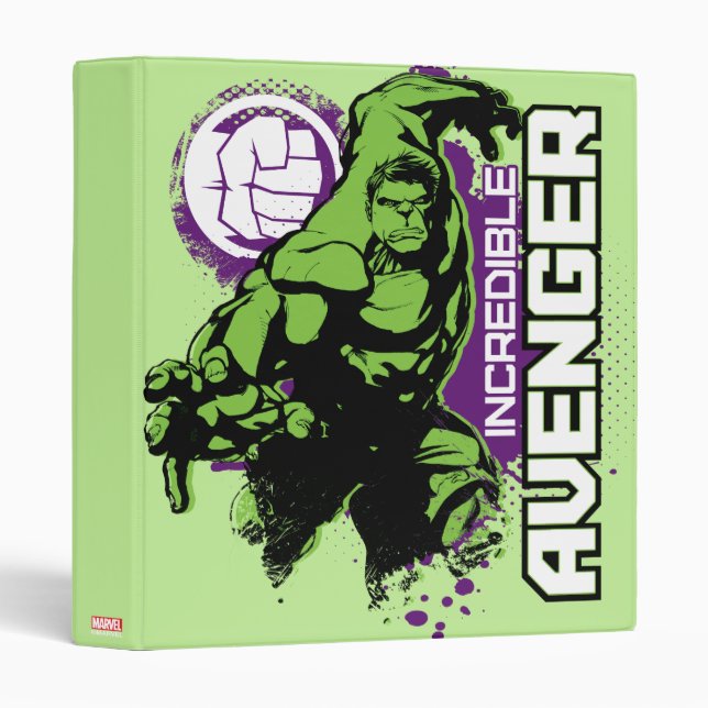 Hulk Incredible Avenger Binder (Front/Spine)