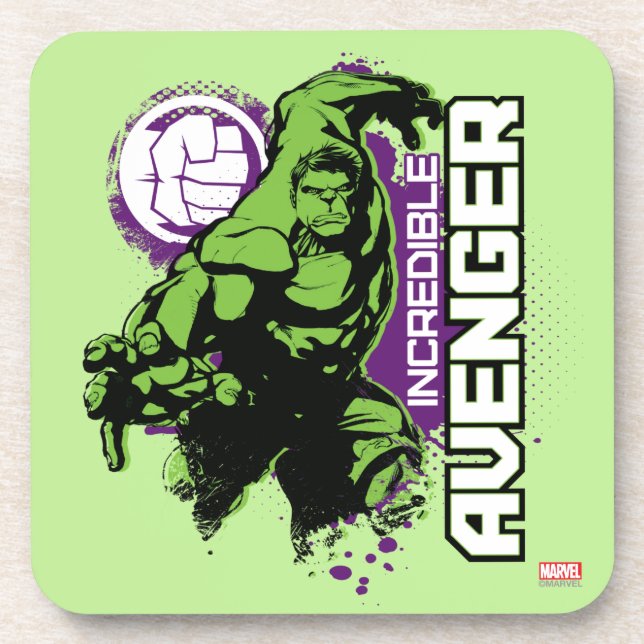 Hulk Incredible Avenger Coaster (Front)
