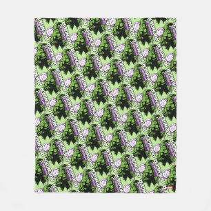 Hulk Incredible Avenger Fleece Blanket