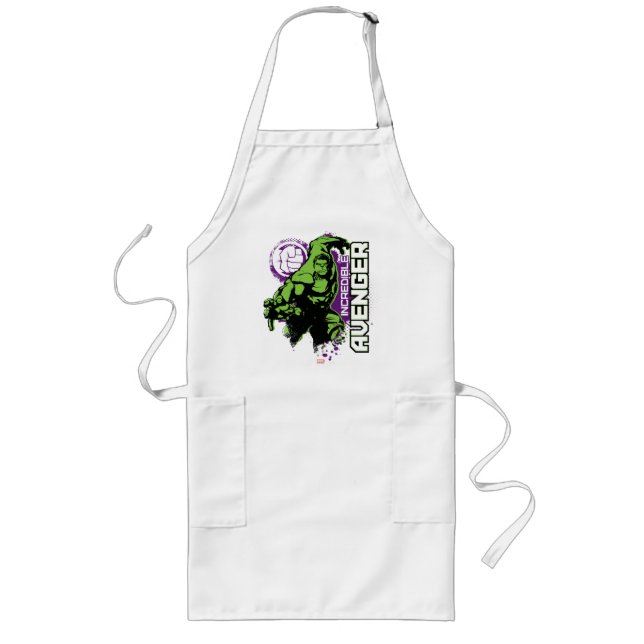 Hulk Incredible Avenger Long Apron (Front)