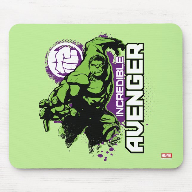 Hulk Incredible Avenger Mouse Pad (Front)