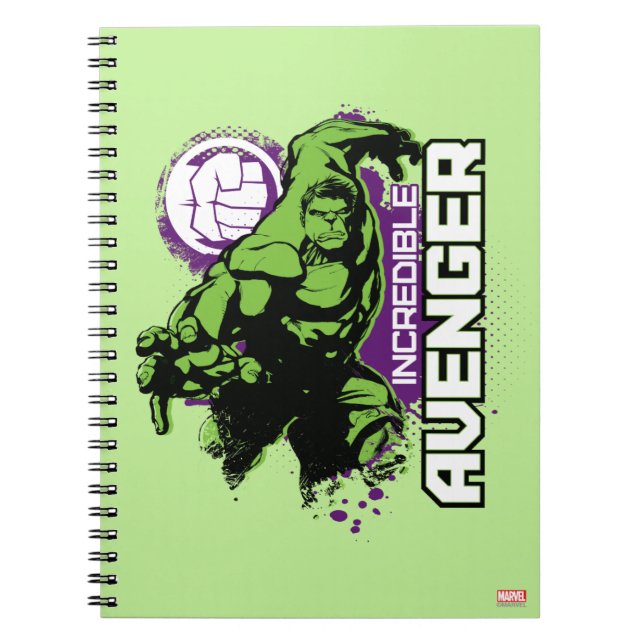 Hulk Incredible Avenger Notebook (Front)