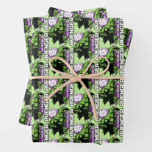 Hulk Incredible Avenger Wrapping Paper Sheet