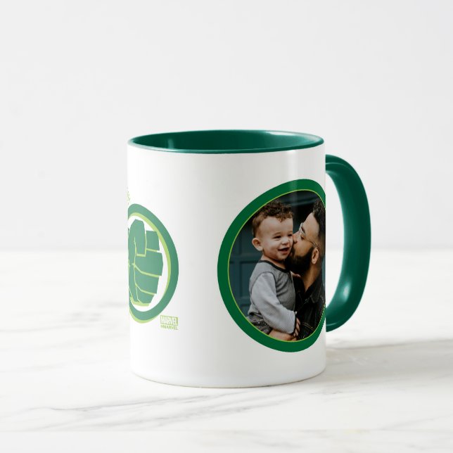 Hulk | Incredible Dad Custom Photo Mug (Front Right)