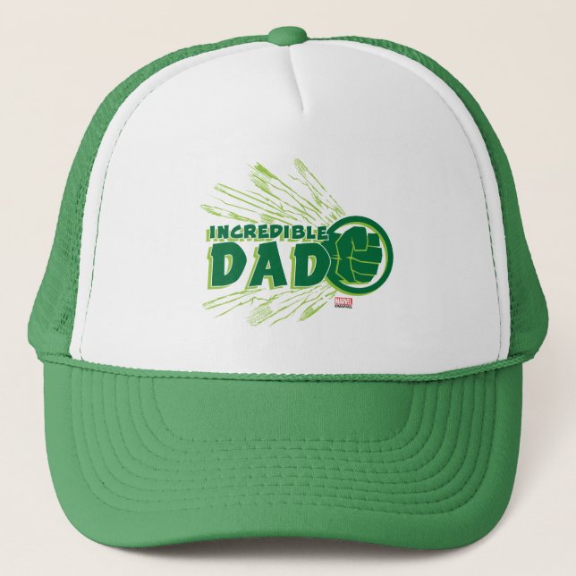 Hulk | Incredible Dad Trucker Hat (Front)