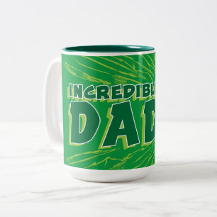 Hulk   Incredible Dad Two-Tone Coffee Mug