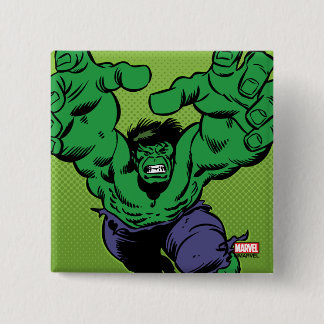 Hulk Retro Grab 2 Inch Square Button