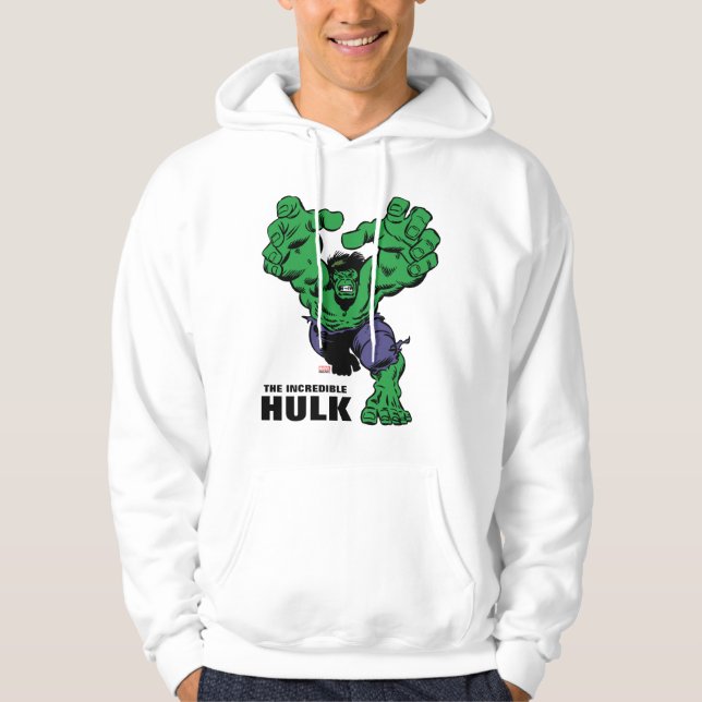 Hulk Retro Grab Hoodie (Front)