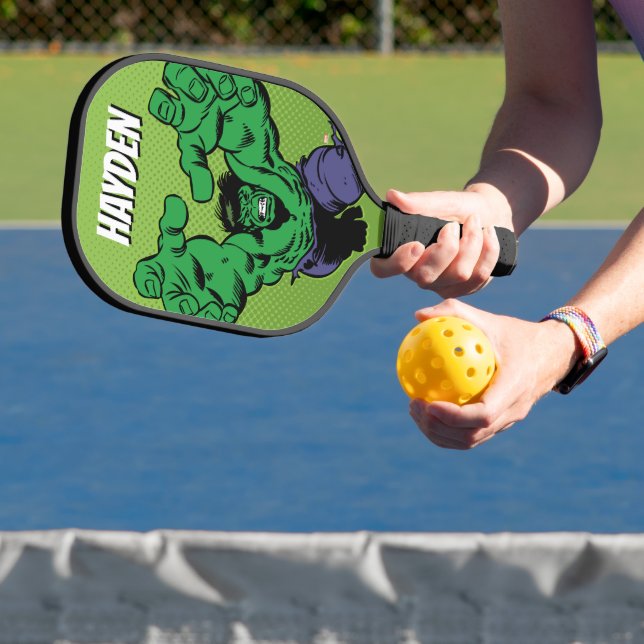 Hulk Retro Grab Pickleball Paddle (Insitu)