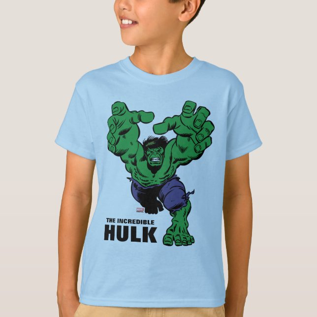 Hulk Retro Grab T-Shirt (Front)