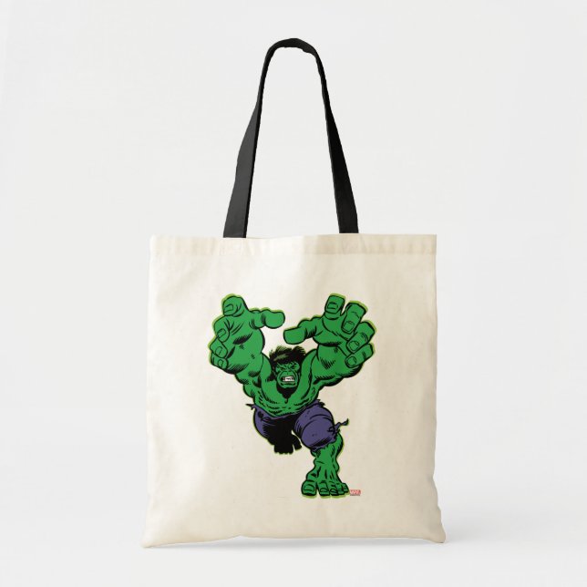 Hulk Retro Grab Tote Bag (Front)