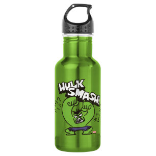 Hulk Smash Angry Doodle Graphic 532 Ml Water Bottle