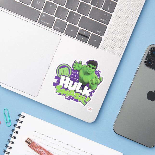 HULK SMASH! Character Graphic (Laptop w/ iPhone)
