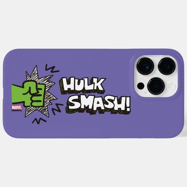 Hulk Smash Fist Doodle Graphic Case-Mate iPhone Case (Back (Horizontal))