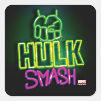 Hulk Smash Neon Graphic