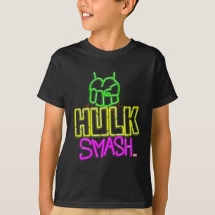 Hulk Smash Neon Graphic T-Shirt