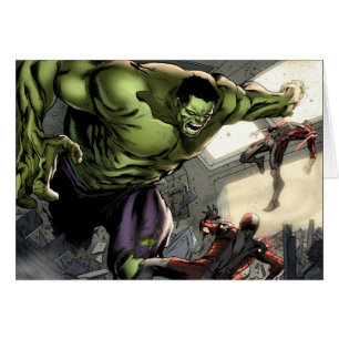 Hulk Smashing His Enemies