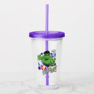 Hulk & Spidey Team "Team-Up!" Acrylic Tumbler
