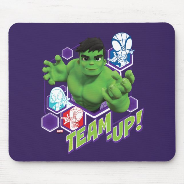 Hulk & Spidey Team "Team-Up!" Mouse Pad (Front)