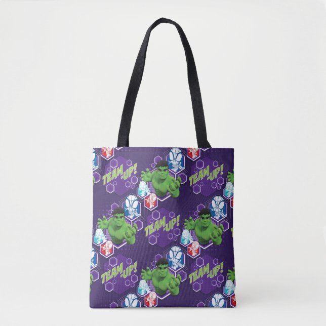 Hulk & Spidey Team "Team-Up!" Tote Bag (Front)