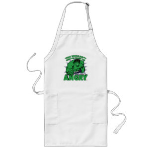 Hulk - You Wouldn't Like Me When I'm Angry Long Apron