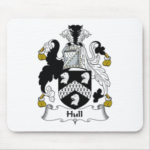 Hull Family Crest Mouse Pad