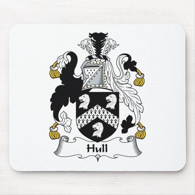 Hull Family Crest Mouse Pad (Front)