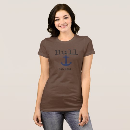 Hull Massachusetts brown shirt for women