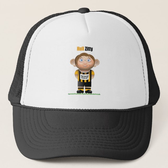 Hull Zitty (Hull City) Funny Football Trucker Hat (Front)