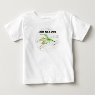 Hum Me A Tune Hummingbird Art Baby T-Shirt