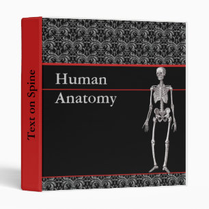Human Anatomy Binder with Skeleton - Customizable
