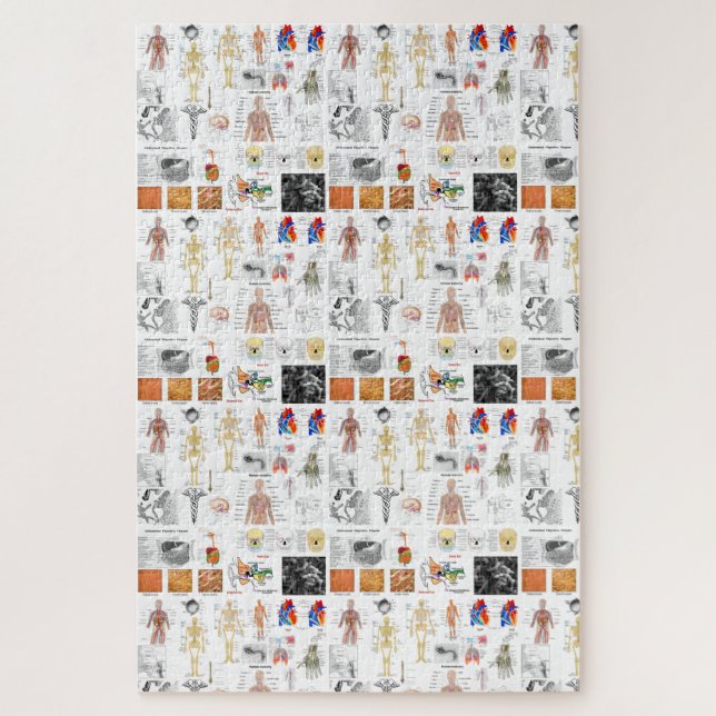 Human Anatomy Medical Chart Jigsaw Puzzle (Vertical)