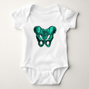 Human Anatomy Pelvis Bones Baby Bodysuit