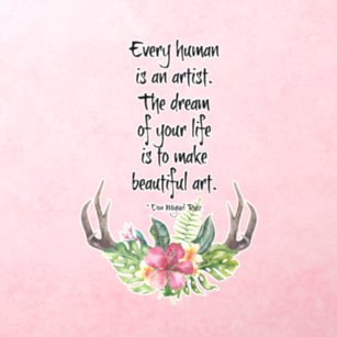 Human Artist Don Miguel Ruiz Quote  Wall Decal