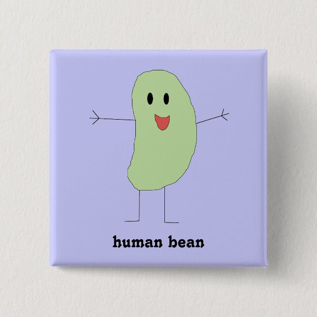Human Bean pin (Front)