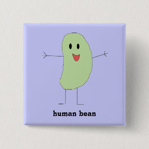 Human Bean pin